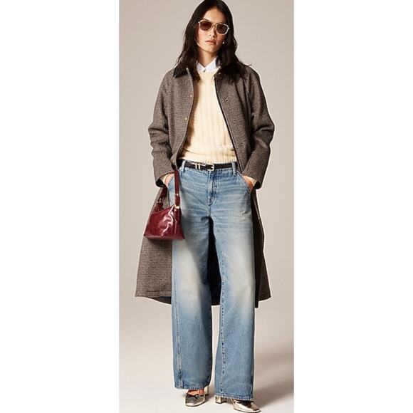 J. Crew High-rise Superwide-leg Jean Elliot wash High Rise Women's 26 - Picture 2 of 11